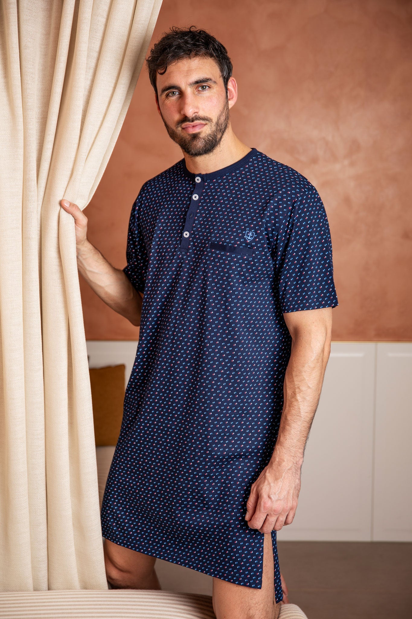 Chemise de nuit de mariner underwear