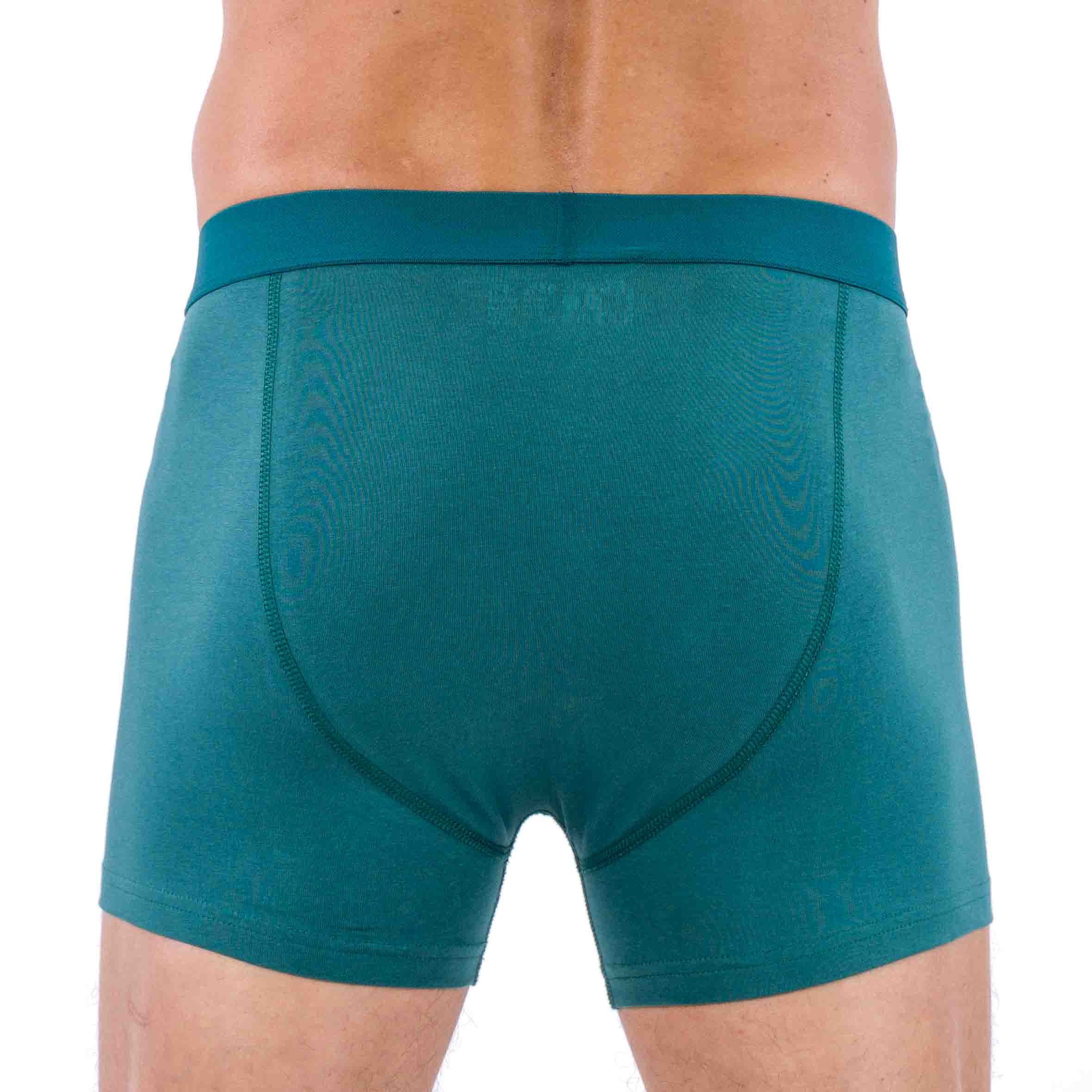 Shorty Sport en Coton BIO Stretch VERT Foret