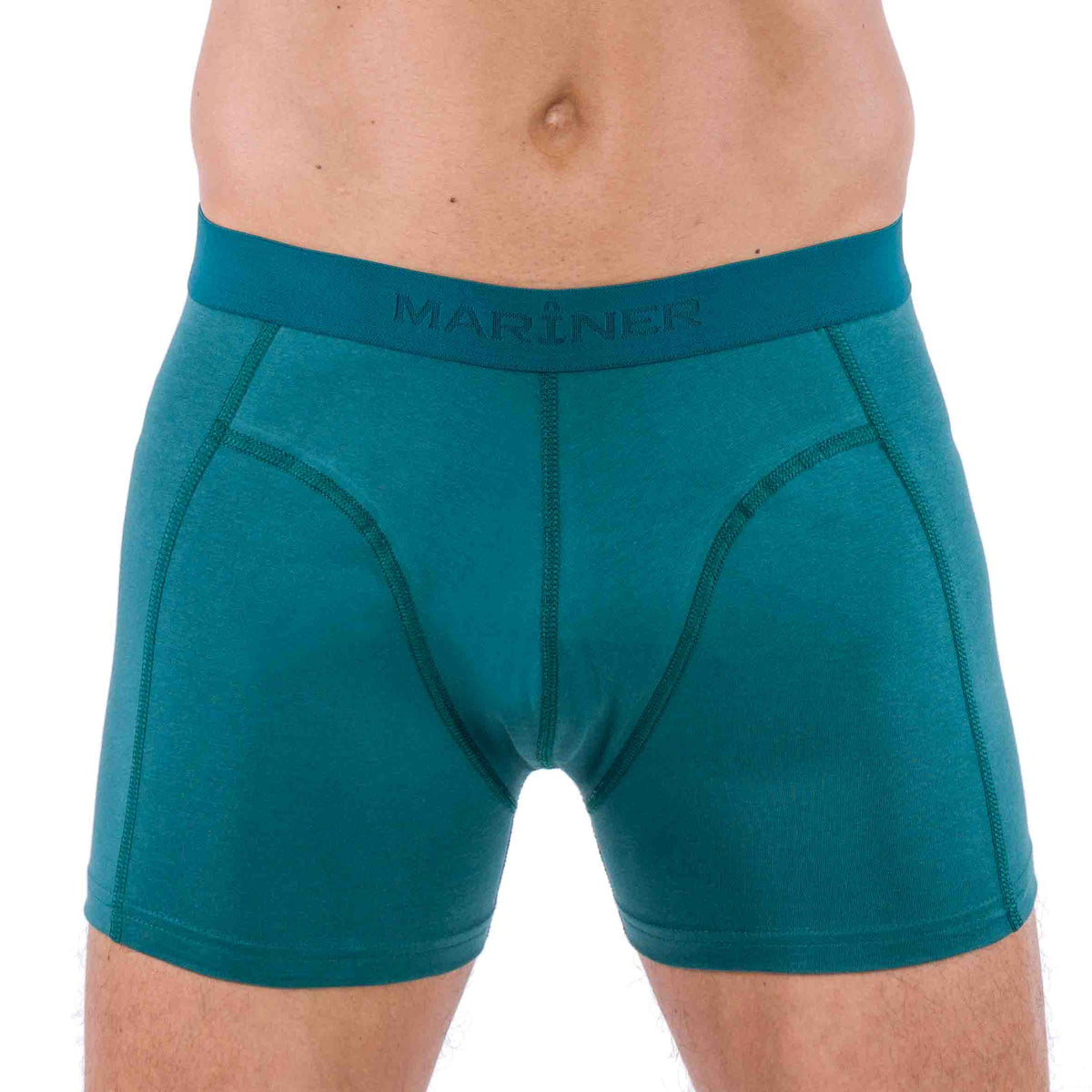 Sport Shorty in Stretch ORGANIC Cotton FORET GREEN