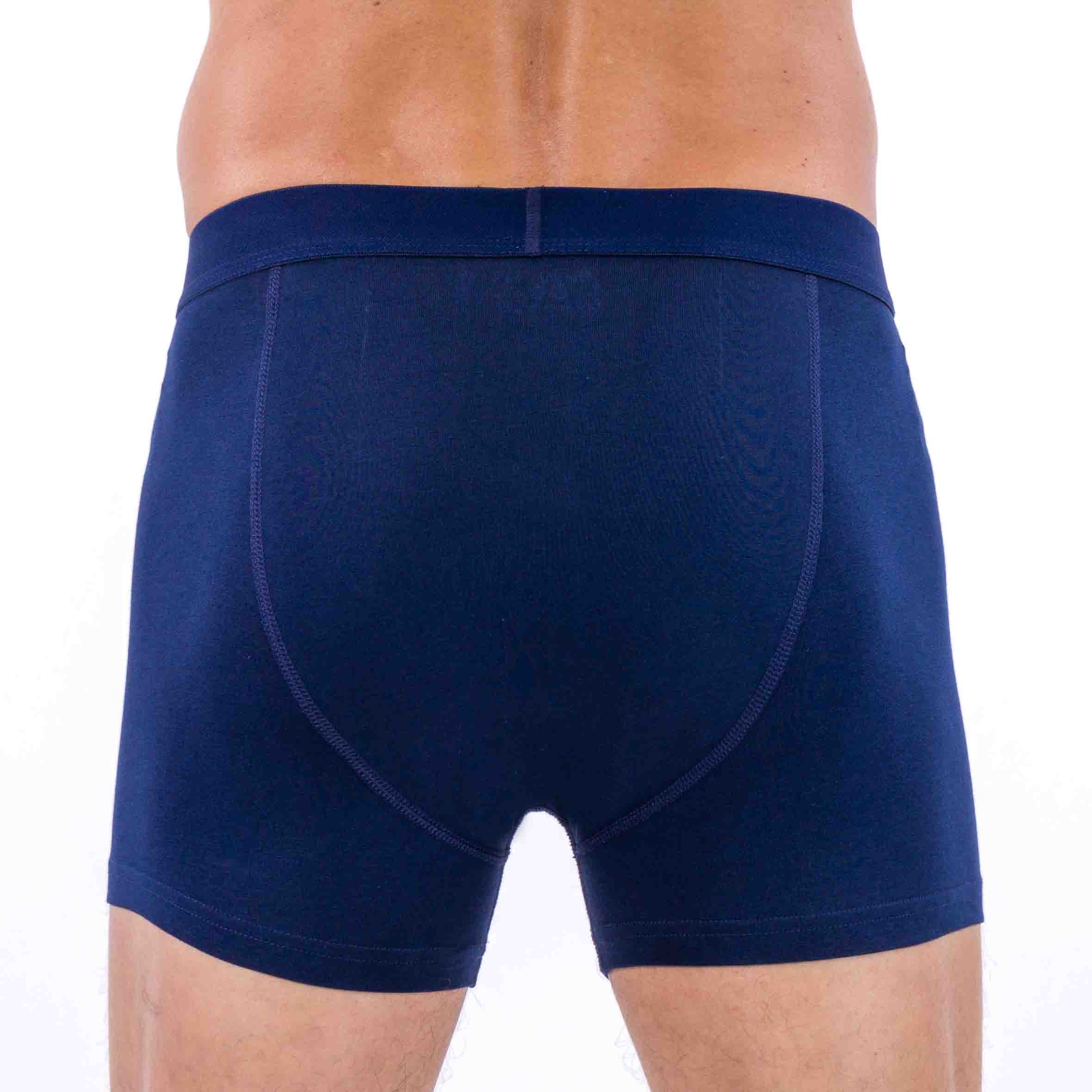 Shorty Sport en Coton BIO Stretch MARINE