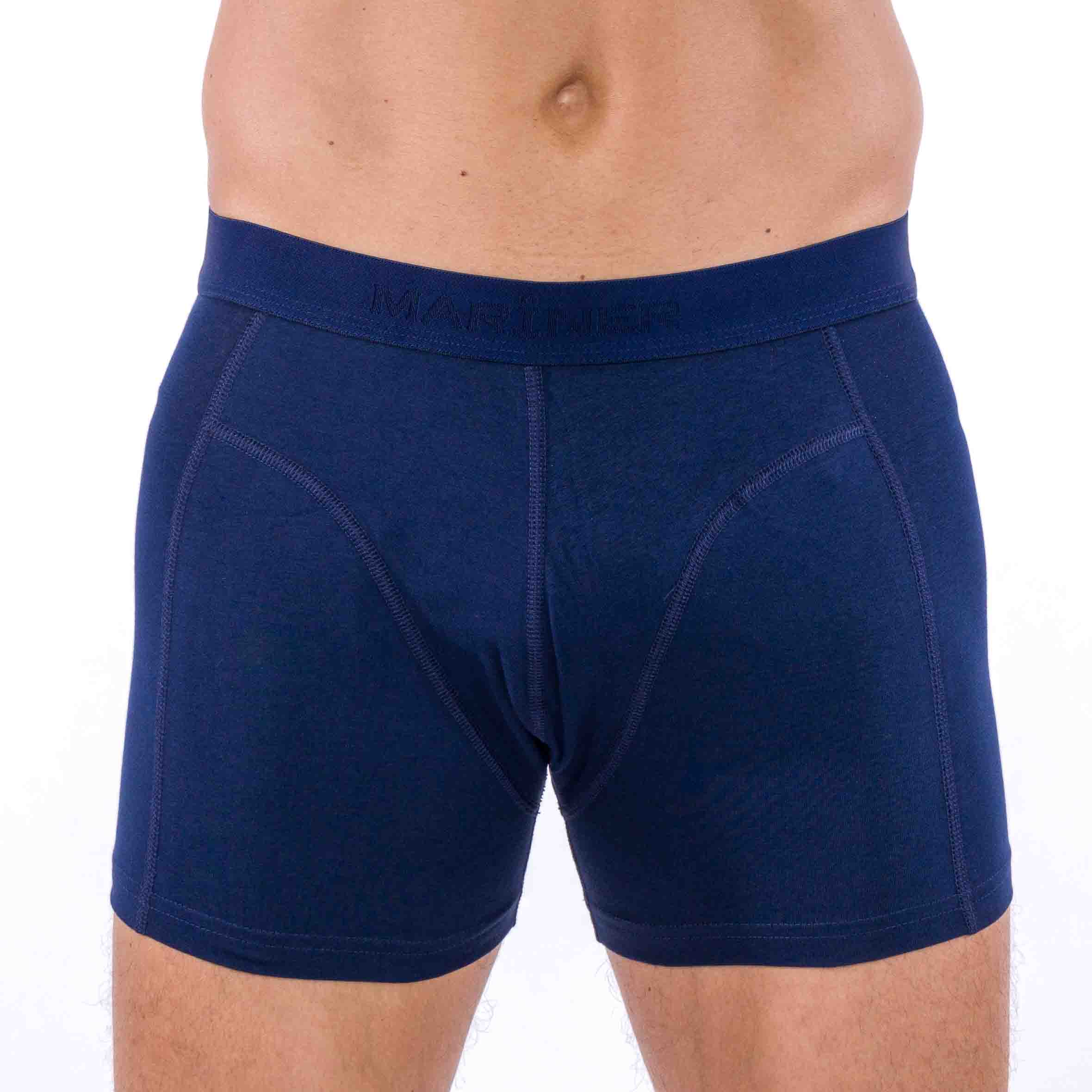 Shorty Sport en Coton BIO Stretch MARINE