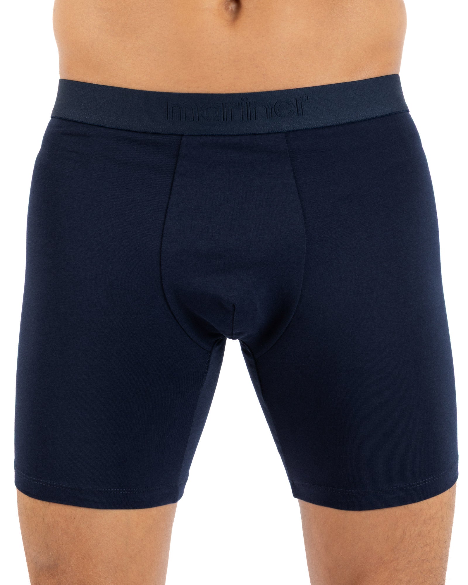 Open Lange Shorts Katoen Stretch ZWART