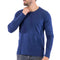 T-shirt en Jersey de Pur Coton Peigné Bleu Marine