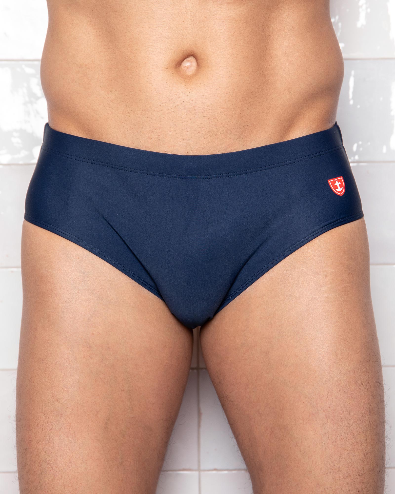 Slip de bain Stretch uni MARINE 936