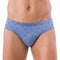 Set van 2 HIGH WAY slips in Gemerceriseerd Cotton Jersey met BORDEAUX en MARINE Print