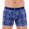 Set van 2 Bedrukte Katoenen Stretch Shorts Navy Blue