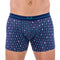 Set van 2 Bedrukte Katoenen Stretch Shorts Navy Blue