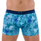 Set van 2 Bedrukte Katoenen Stretch Shorts Navy Blue