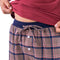 Flannelruit Binnenpak en Jersey MARINE katoen