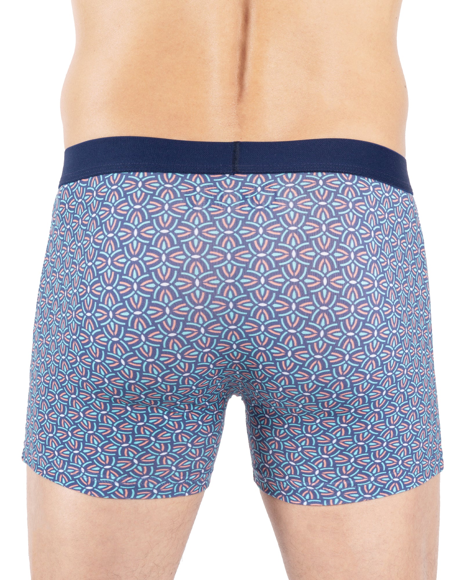 Lot de 2 Shortys en Coton ORGANIQUE Stretch MARINE et DENIM E233.2