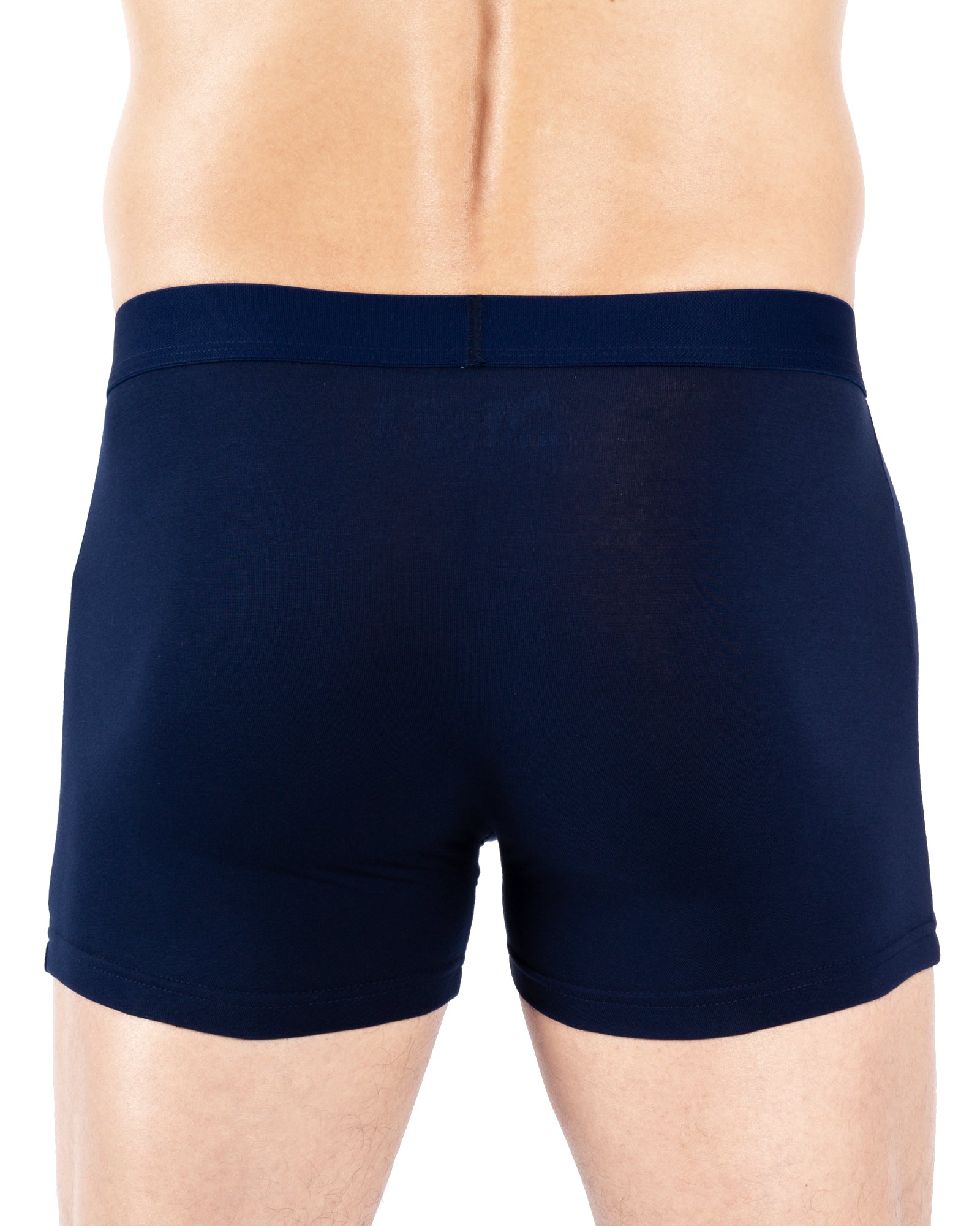 Lot de 2 Shortys en Coton ORGANIQUE Stretch MARINE et DENIM E233.2