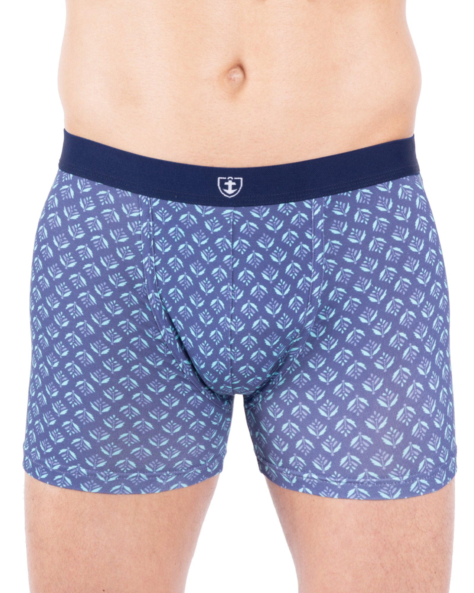 Lot de 2 Shortys en Coton BIOLOGIQUE Stretch BLEU LAGON