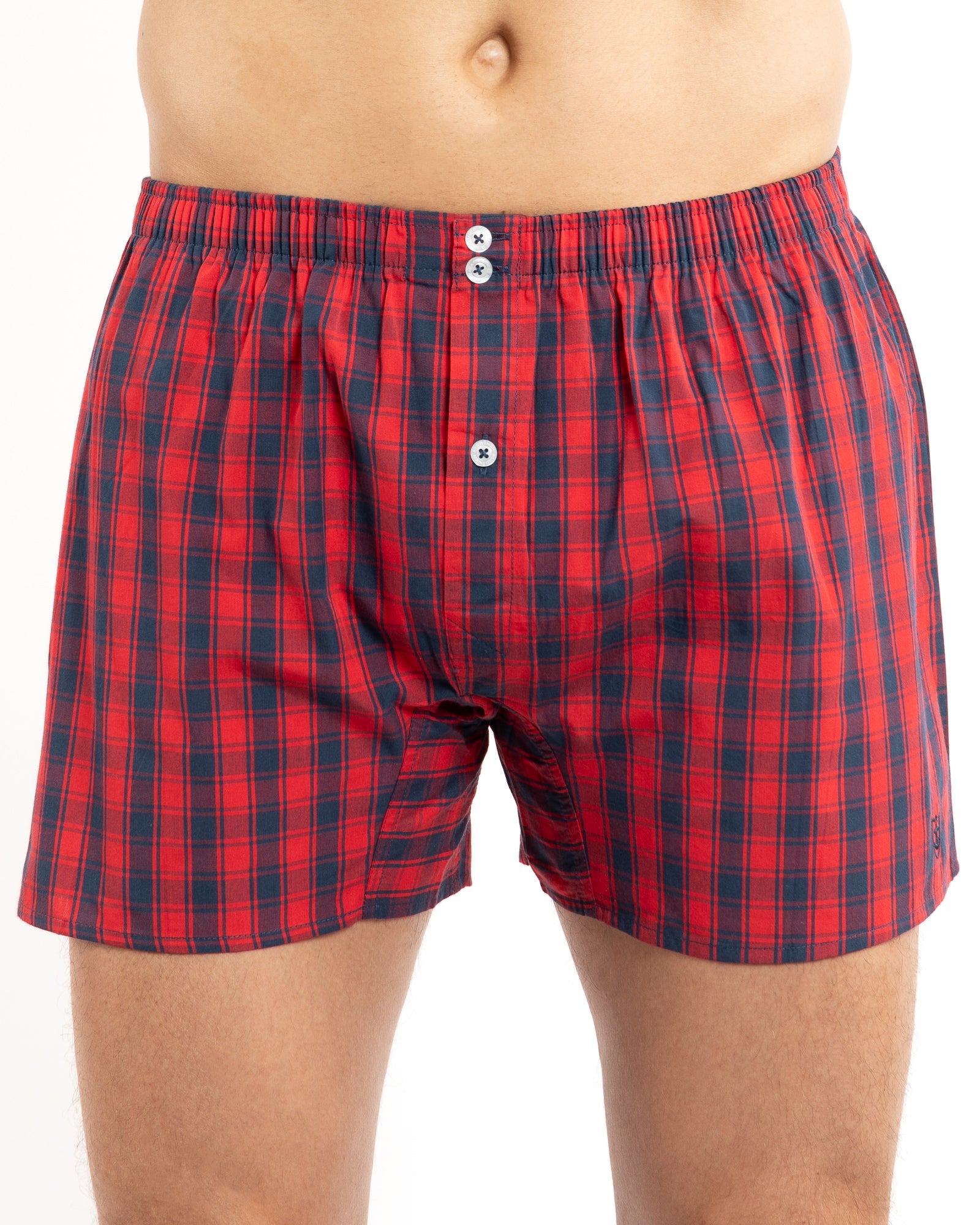 Ananas Bedrukte Poplin Boxershort met Binnenbroek