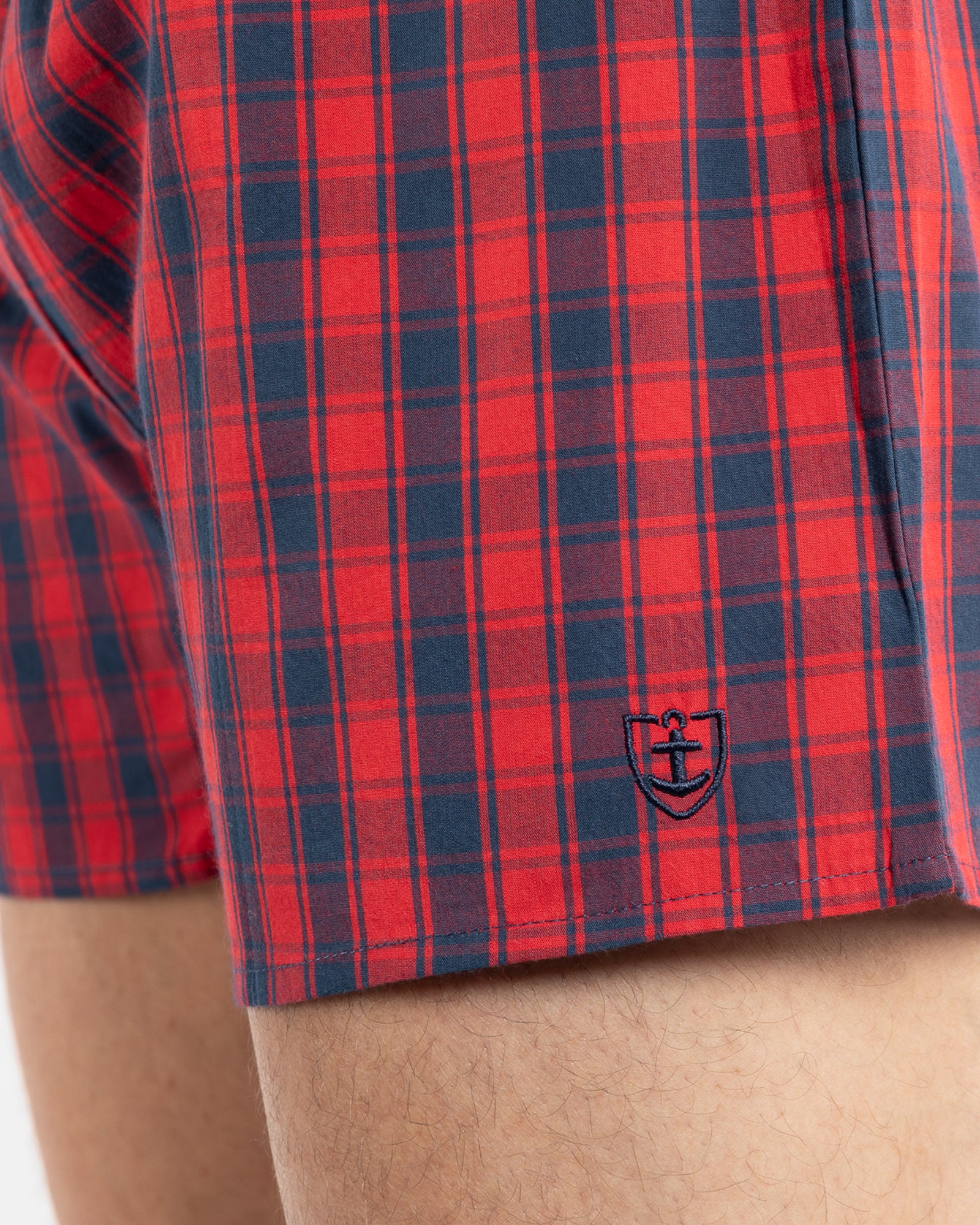 Ananas Bedrukte Poplin Boxershort met Binnenbroek