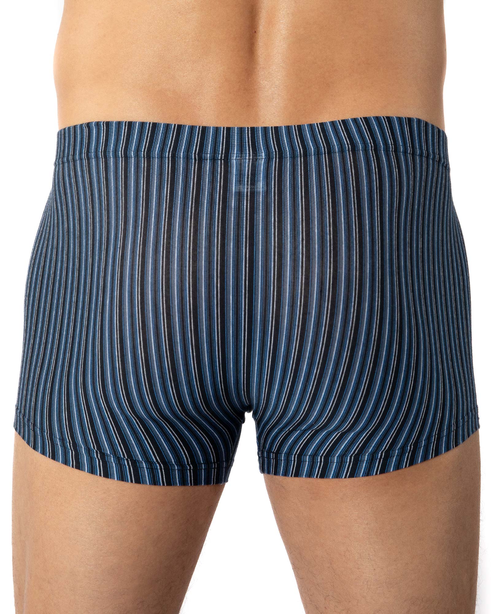Microvezel Shorty gecoat jacquardpatroon BLAUW