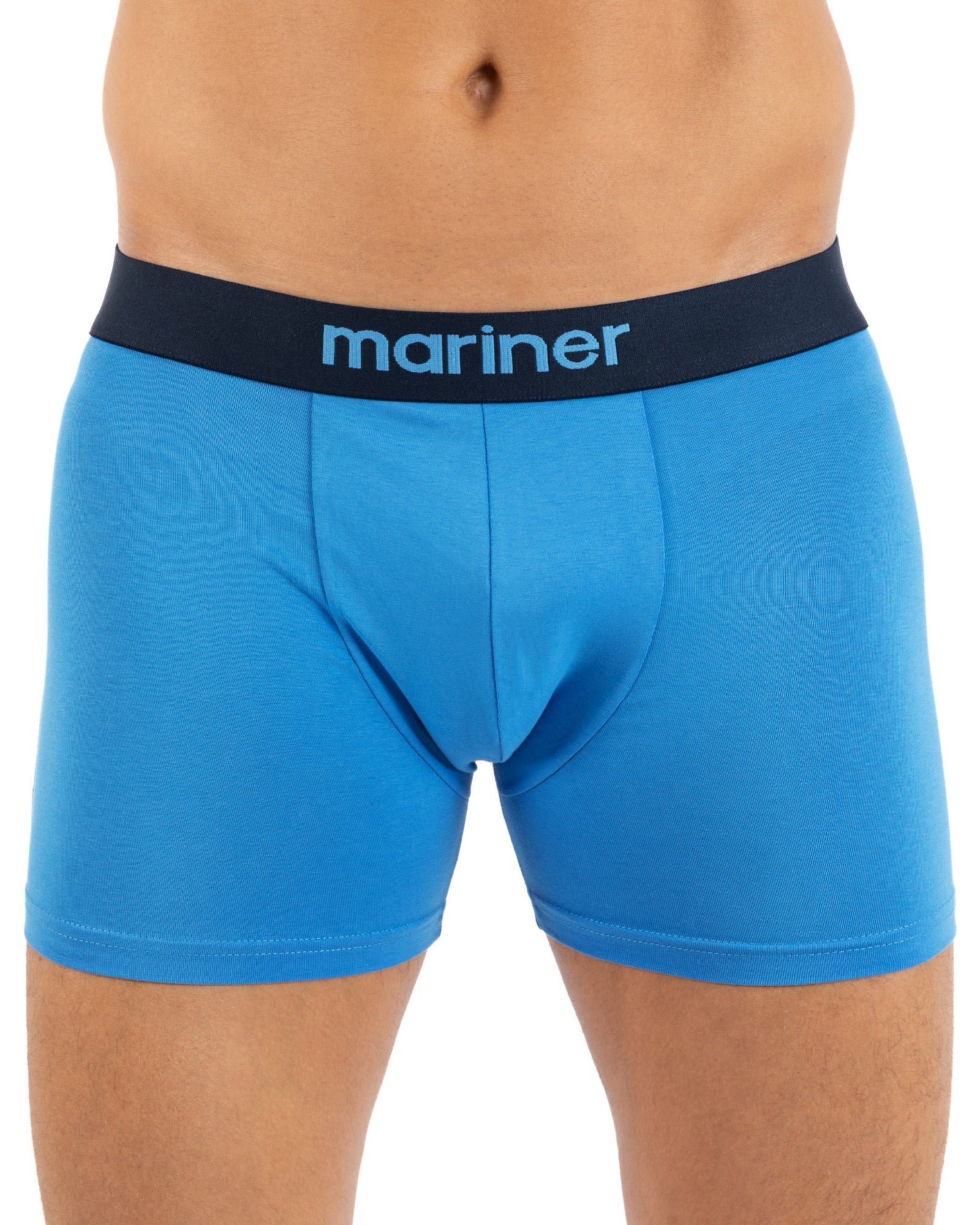 packs de 3 Boxers en Coton BIO Stretch mer-anthracite-marine imprimé J210.3
