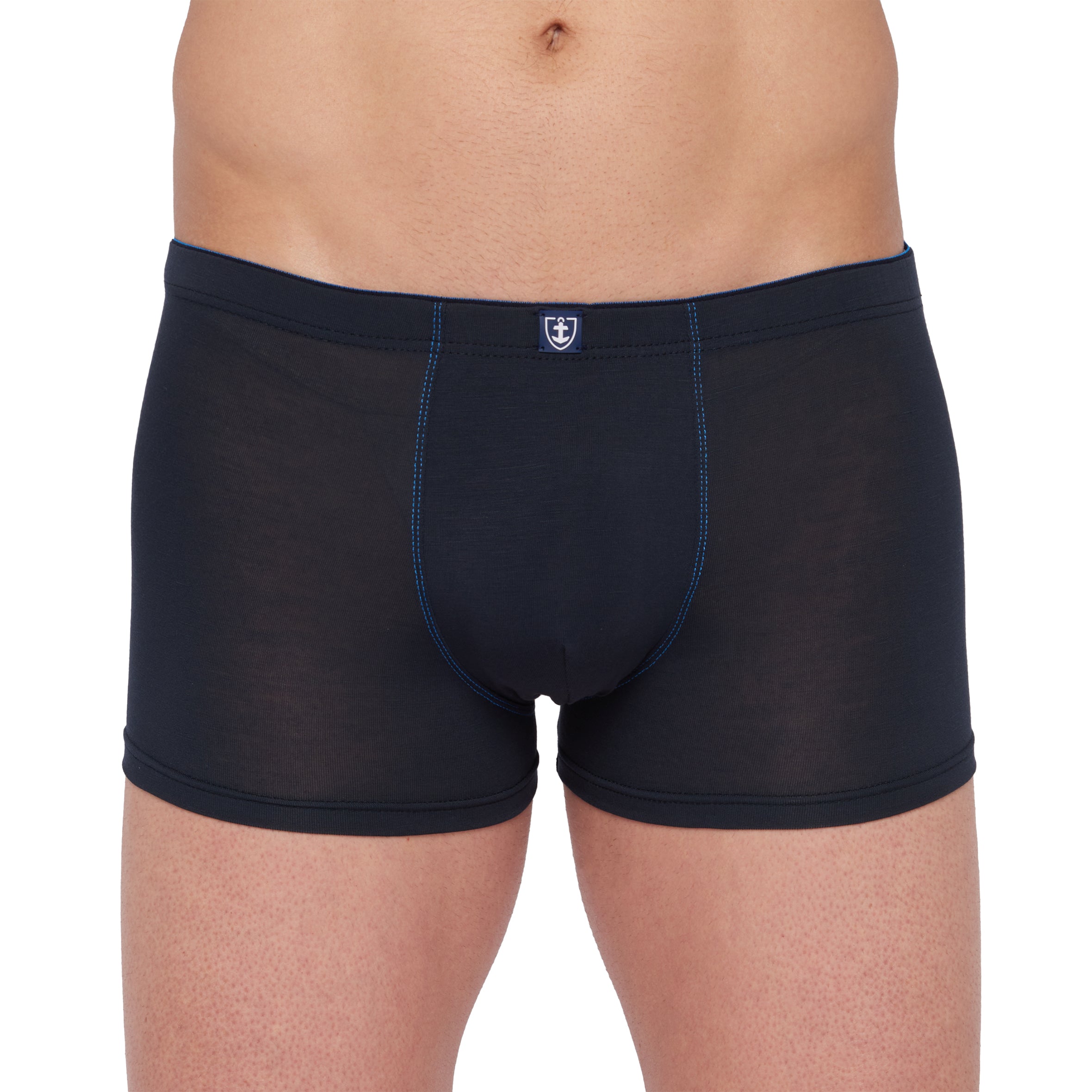 Shorty Ceinture Enrobée en Tencel Stretch MARINE