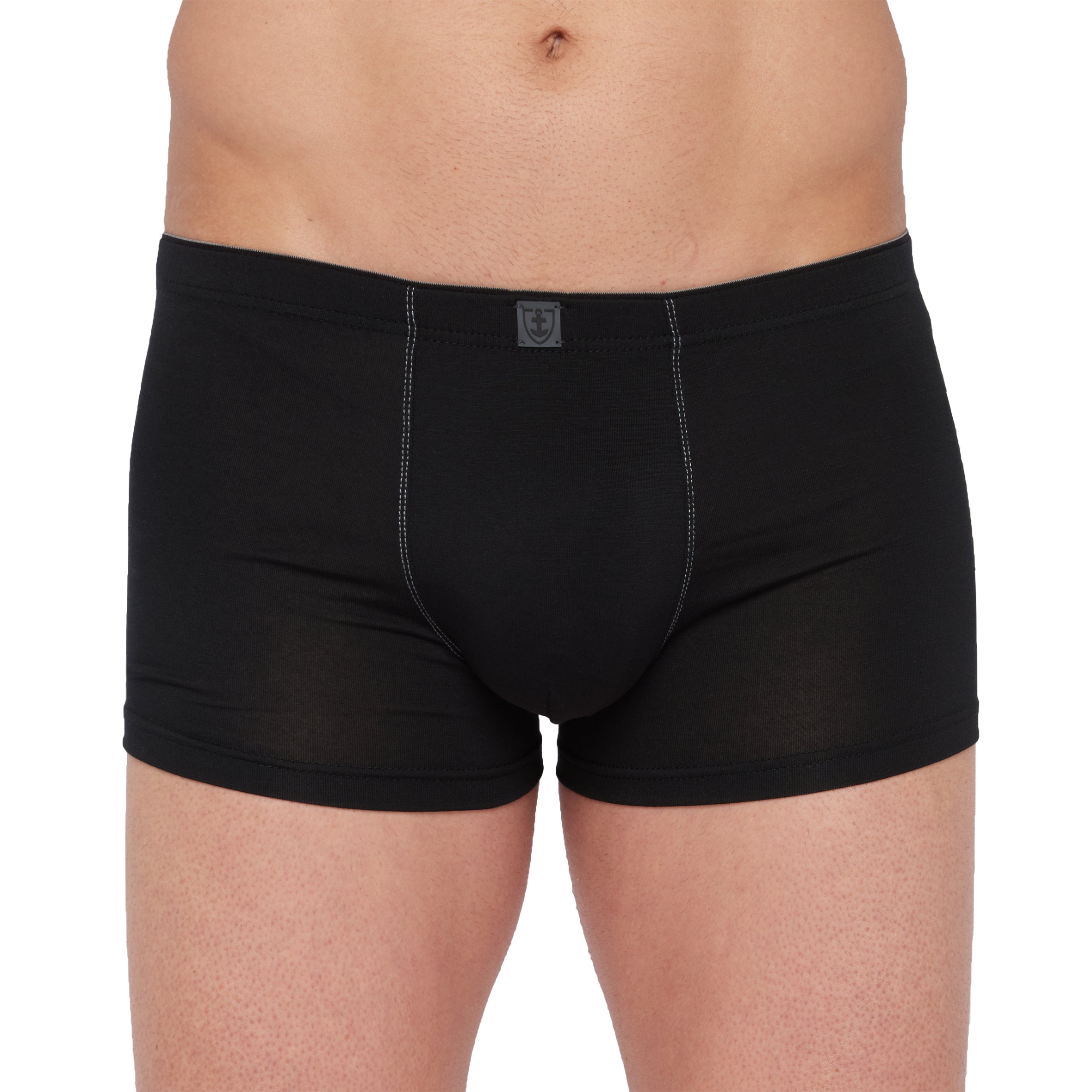 Shorty Ceinture Enrobée en Tencel Stretch NOIR