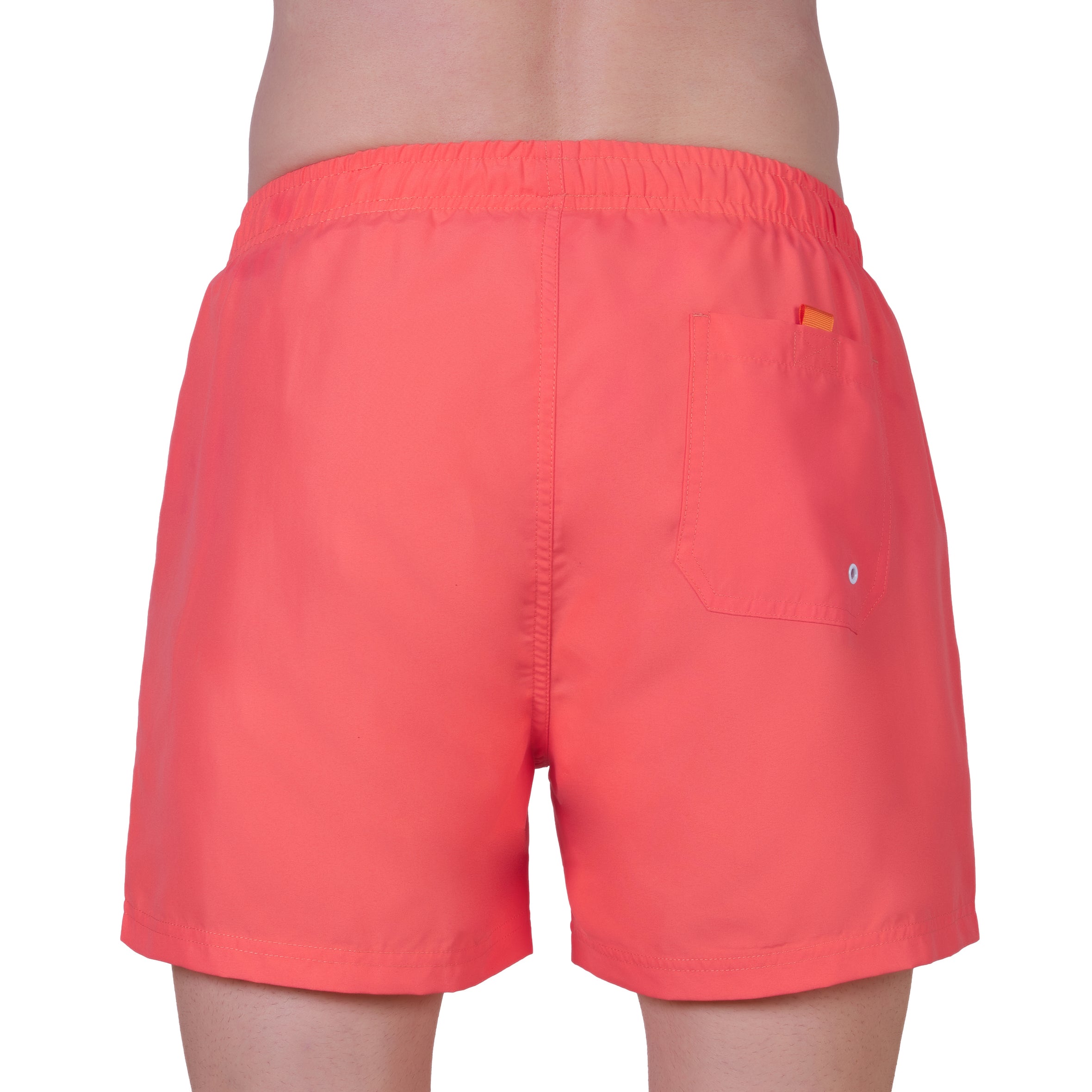 Short de bain avec doublure filet , CORAIL.  Avec pochon de voyage !