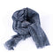 Chèche en Voile de Coton Bleu Indigo