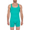 Katoenen Stretch Tank Top Blauw geribd