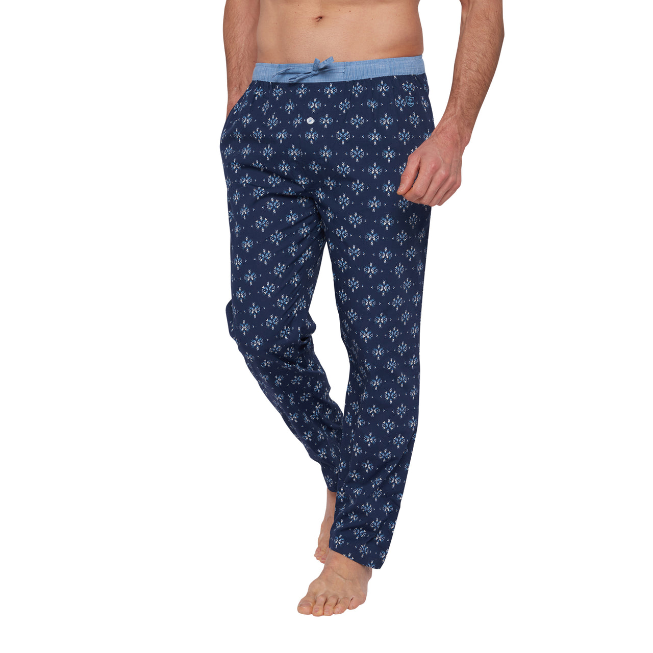 Lichtgrijze MicroModal Stretch Pantalon Lichtgrijze Heide