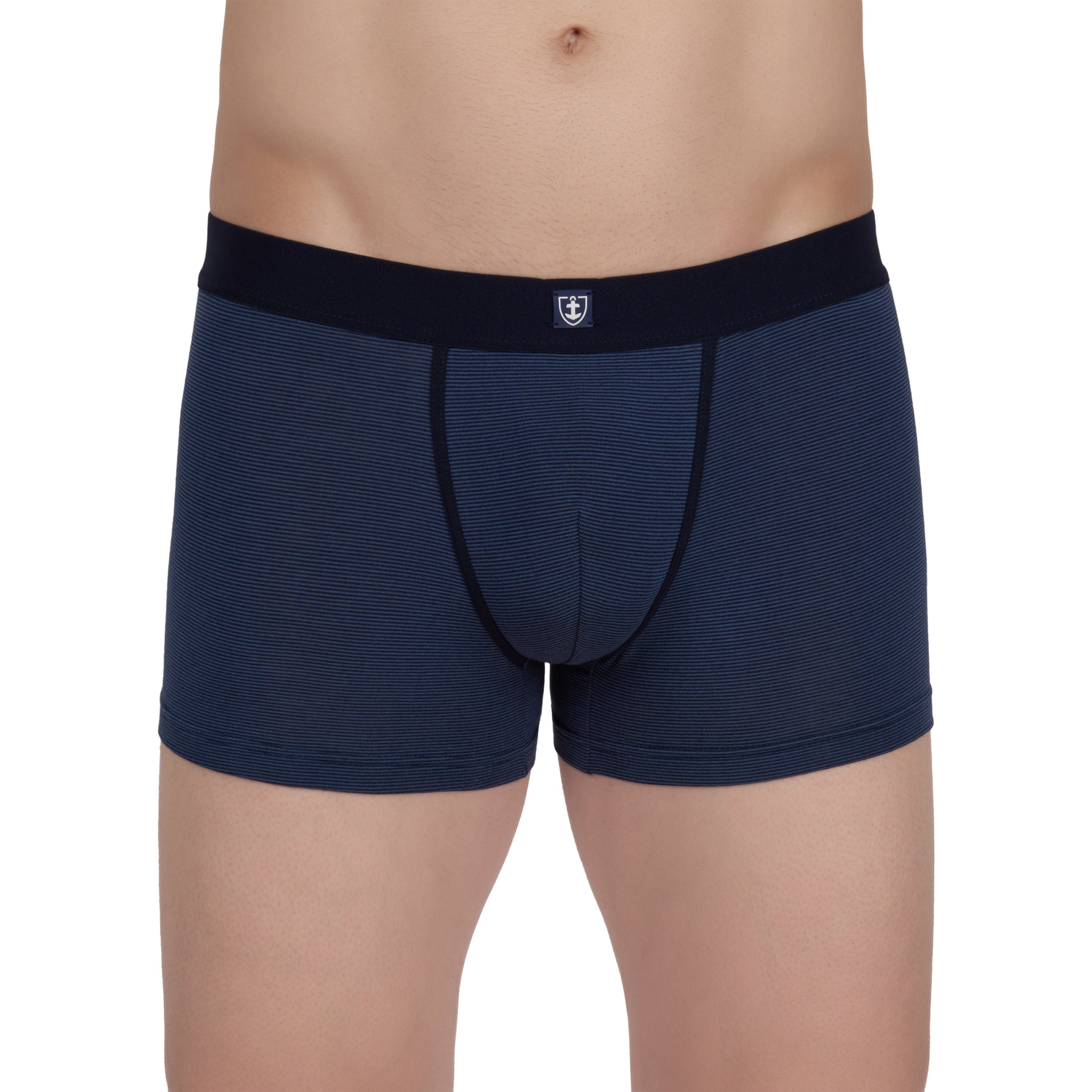 Lot de 3 Shortys Coton Stretch BIO - NOIR/MARINE/GRIS CHINE