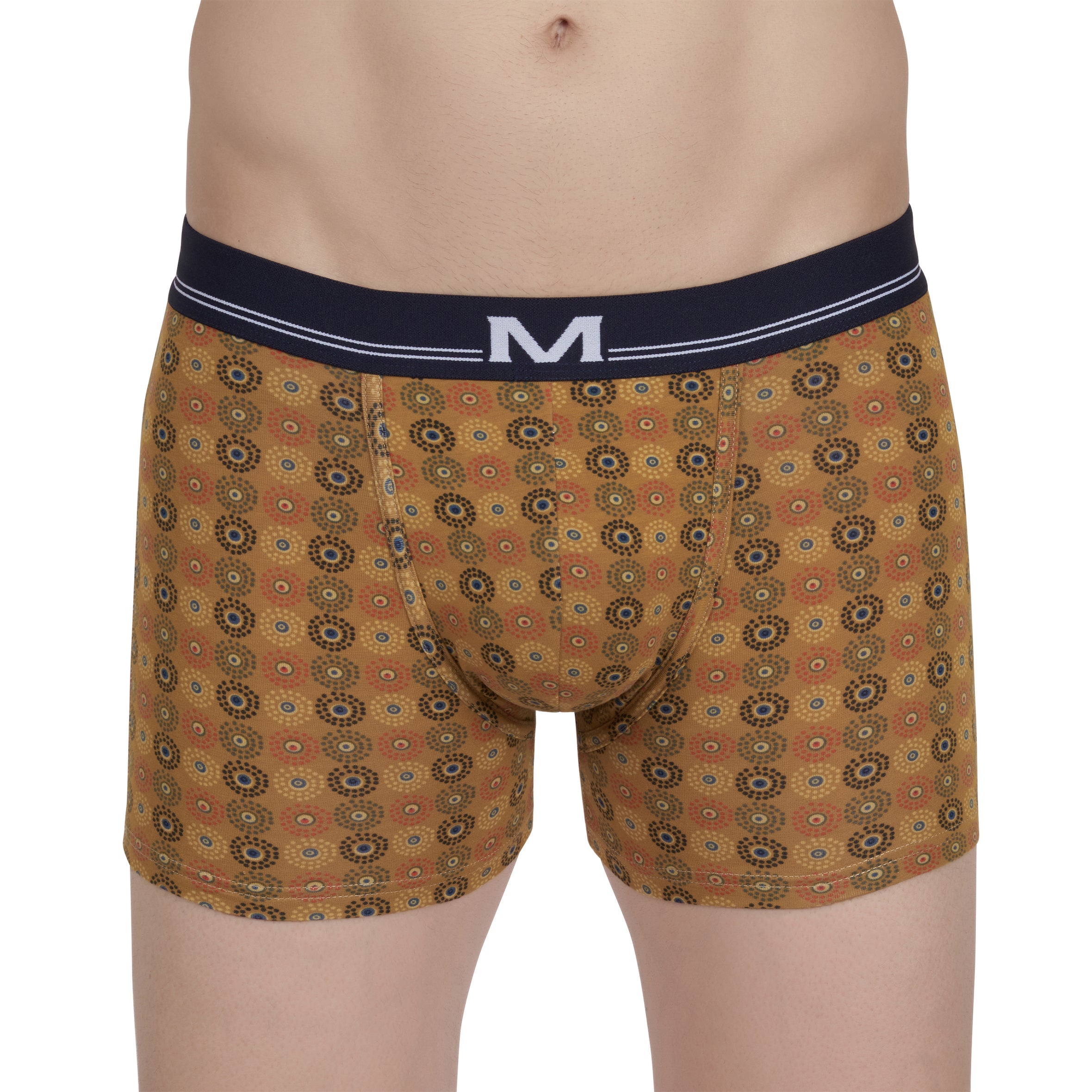 Lot de 2 Shortys en Coton BIO Stretch Safran et Anthracite B255.2