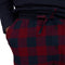 Pyjama en Flanelle Carreaux et Jersey Pur Coton Marine et Rouge