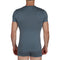 T-shirt col V Fibre de Bambou Stretch Gris Anthracite