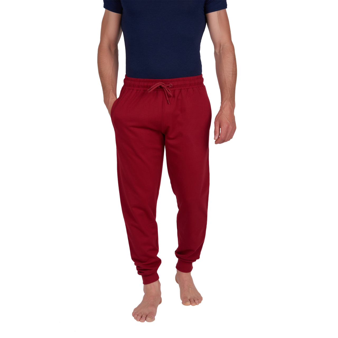 Lichtgrijze MicroModal Stretch Pantalon Lichtgrijze Heide