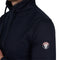 Sweatshirt Col Montant en Molleton Pur Coton MARINE
