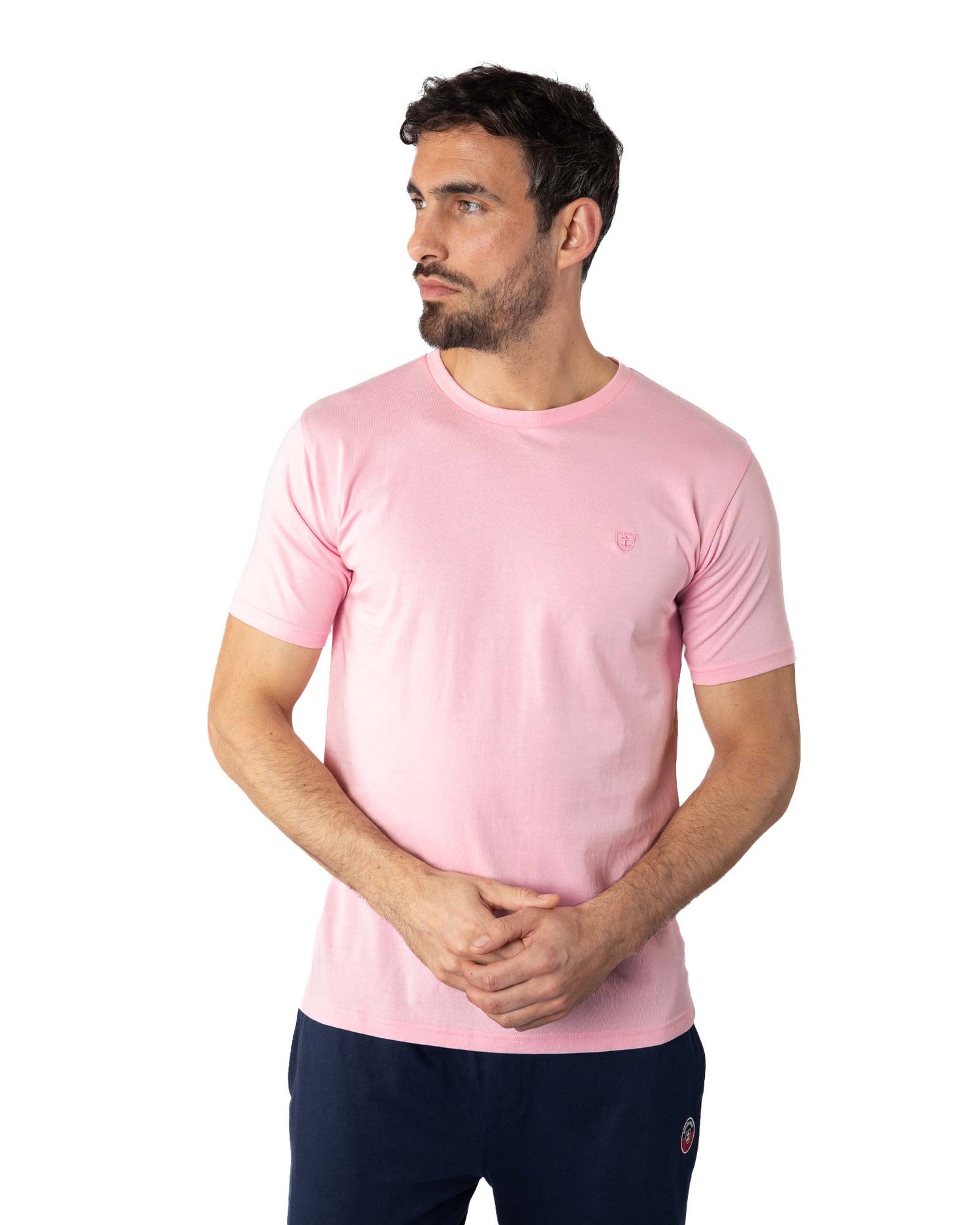 T-shirt en Jersey de Pur Coton Peigné ROSE 6083