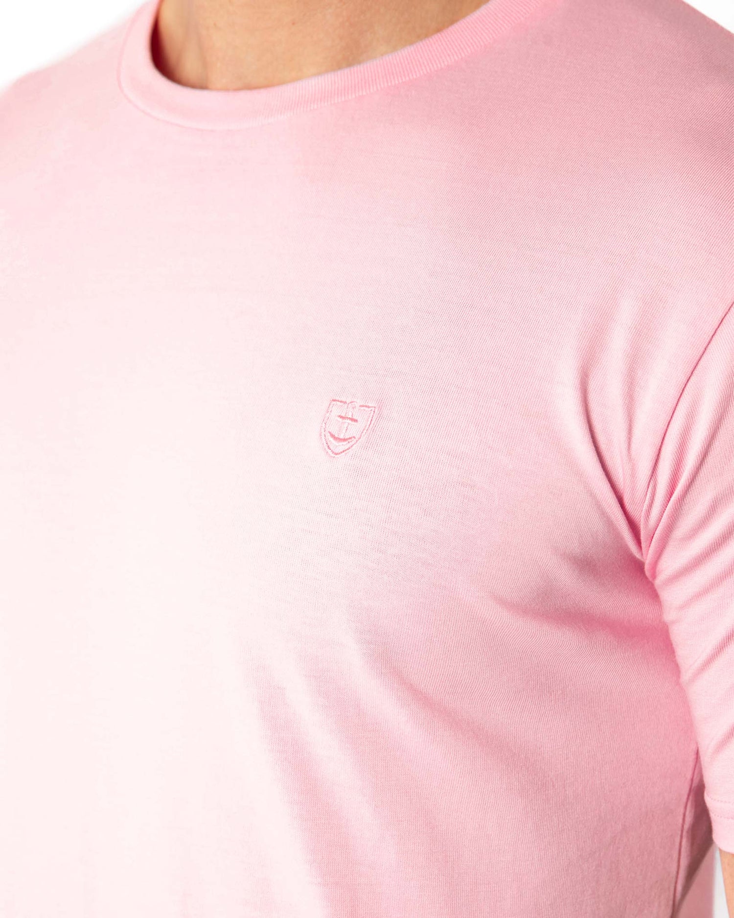 T-shirt en Jersey de Pur Coton Peigné ROSE 6083