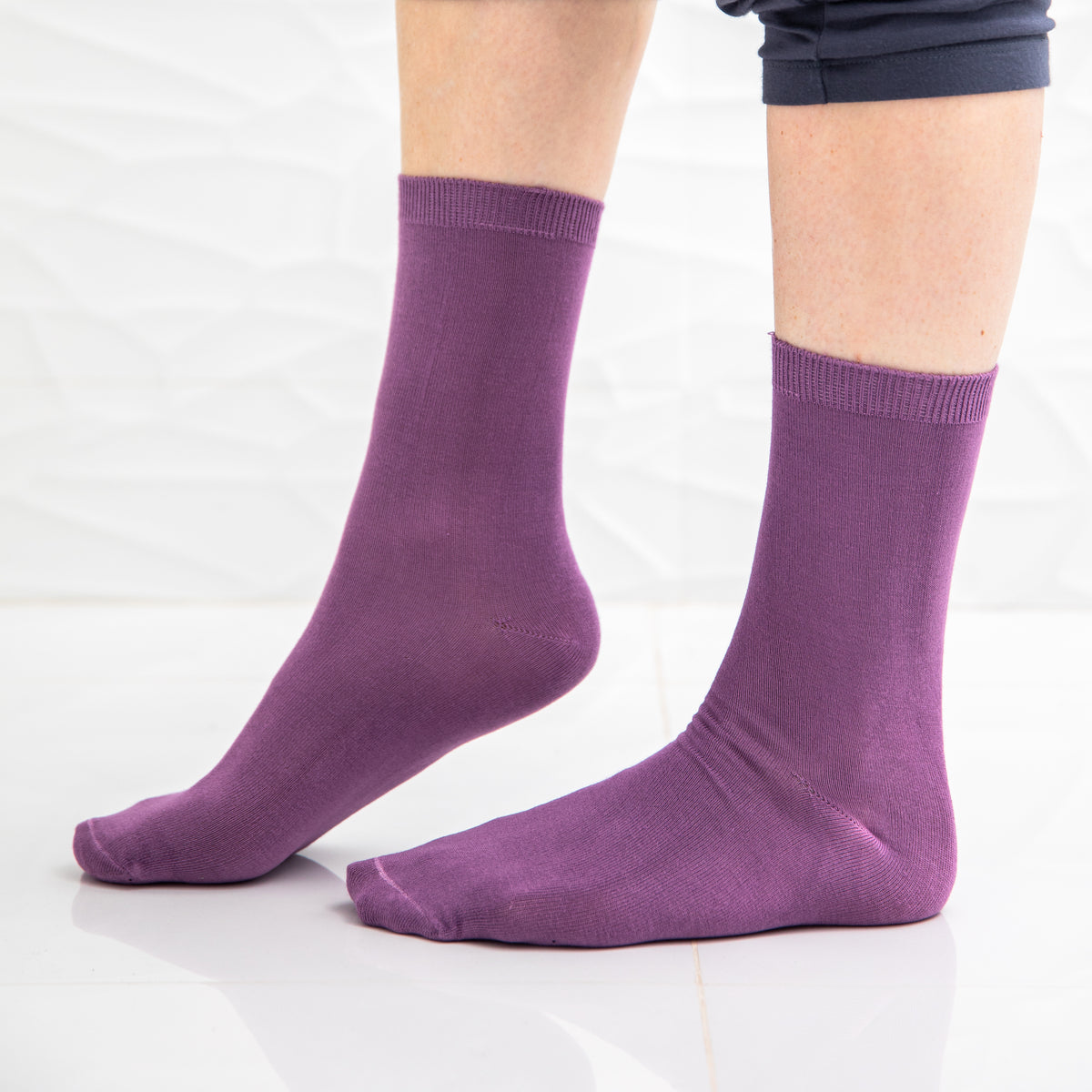 Sock Snob - 6 Paires Homme Unies Bambou Chaussettes Sport pour Basket Sock Snob - 6 Paires Homme Unies Bambou Chaussettes Sport pour Basket