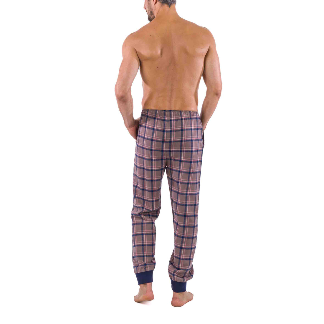 Lichtgrijze MicroModal Stretch Pantalon Lichtgrijze Heide