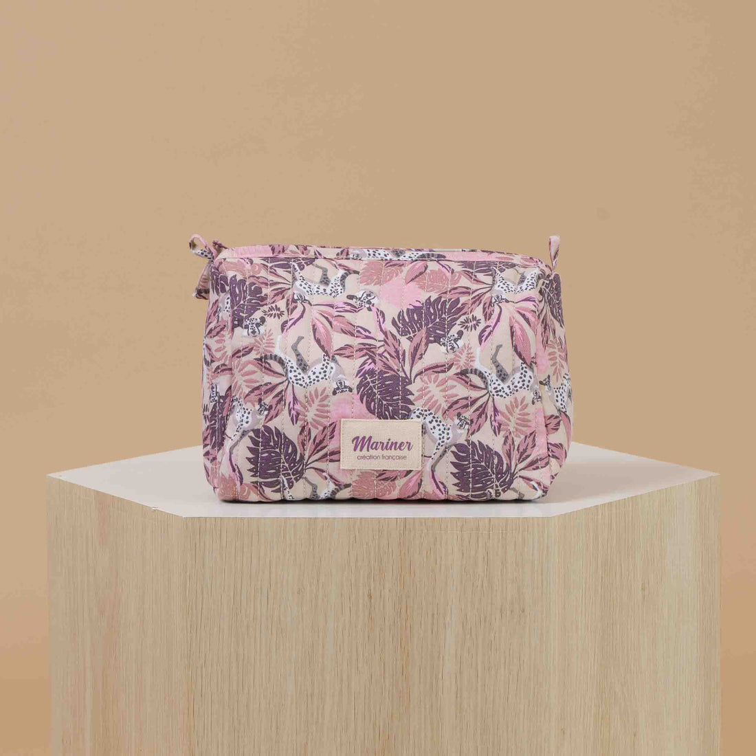 Trousse matelassée Femme imprimées ROSE DF101