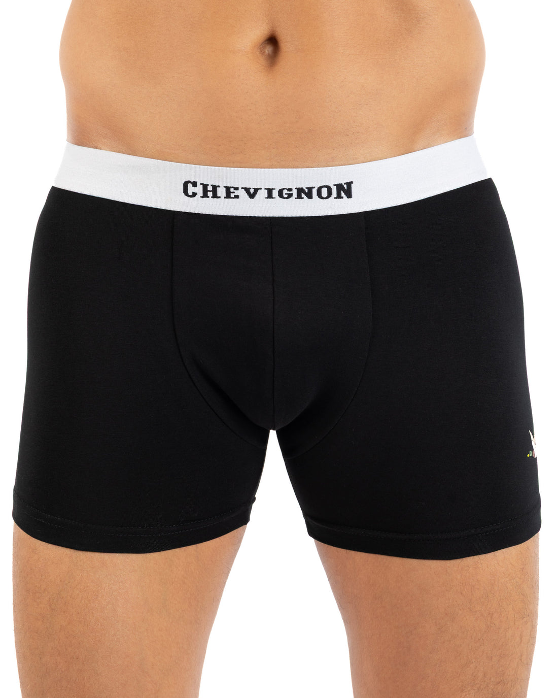 Shorty collab MARINER X CHEVIGNON en Coton Stretch Noir J223