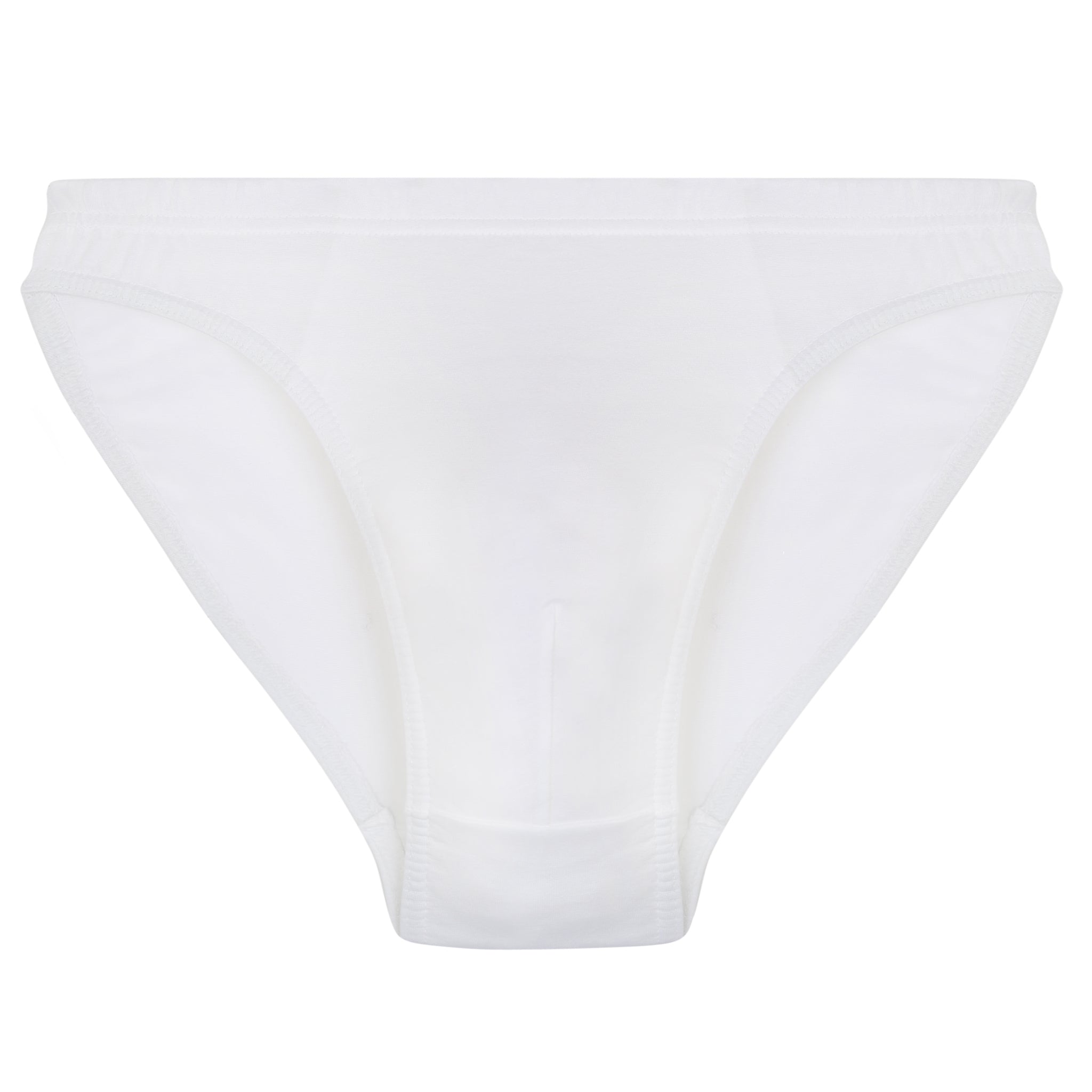 Mini slip en Jersey de Coton Mercerisé   EDMOND  Blanc