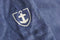 V-hals T-shirt Katoen Stretch Navyblauw