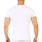 Wit Katoenen Stretch V-hals T-shirt