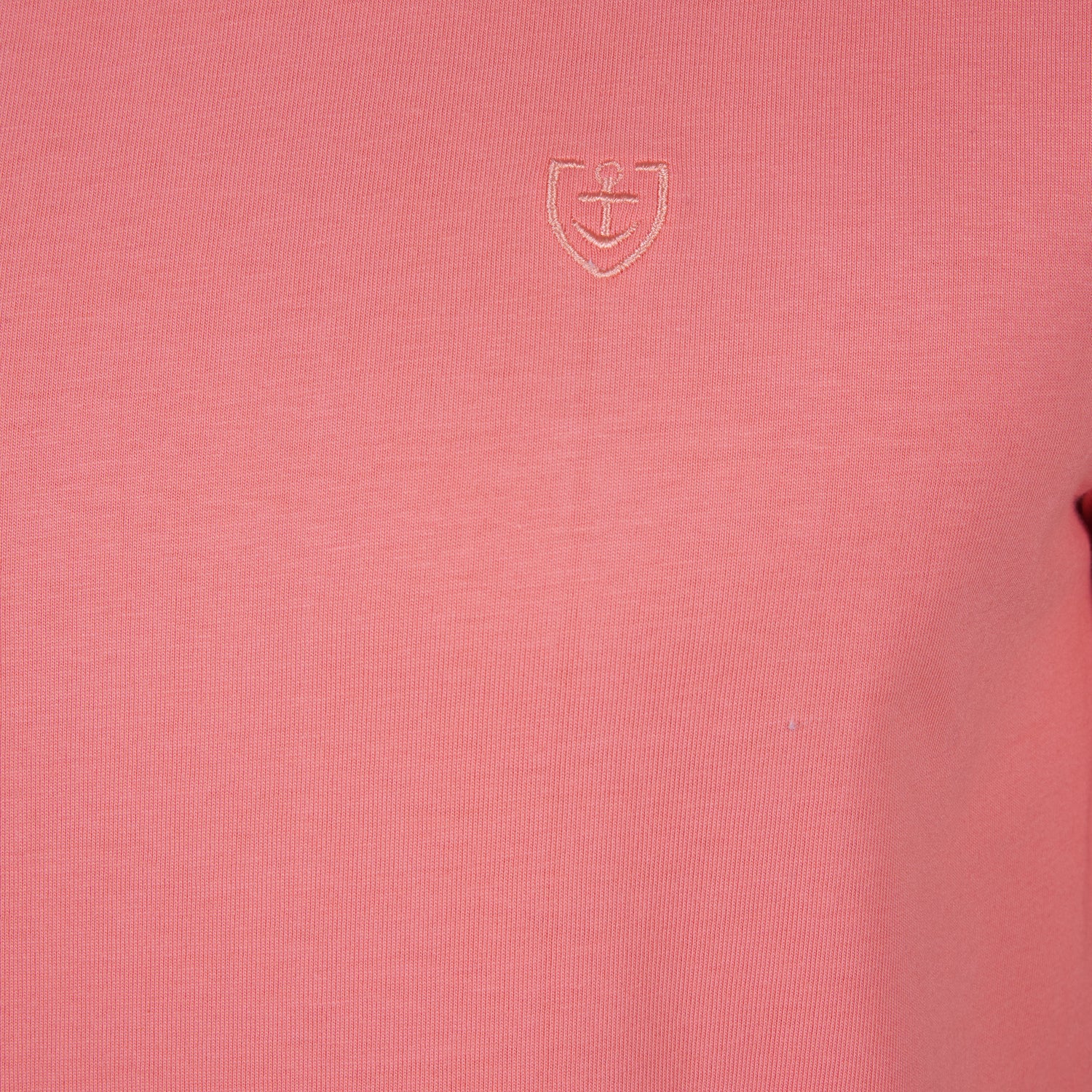 T-shirt in Pure Combed Cotton Jersey CORAL