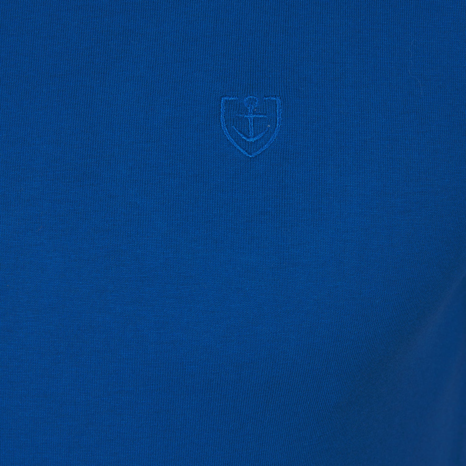 T-shirt en Jersey de Pur Coton Peigné BLEU OCEAN