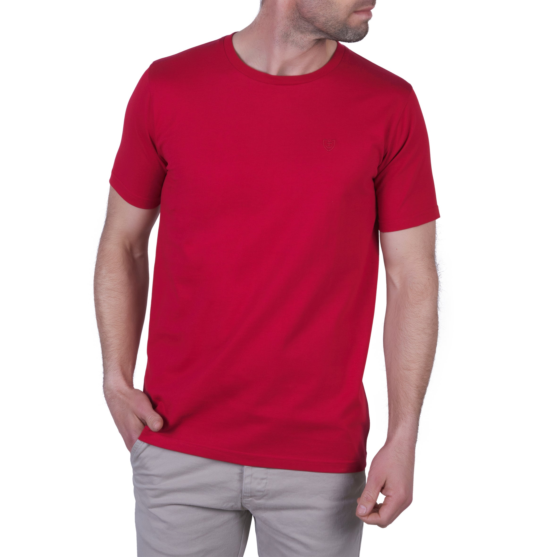 Pure Combed Cotton Jersey T-shirt RED