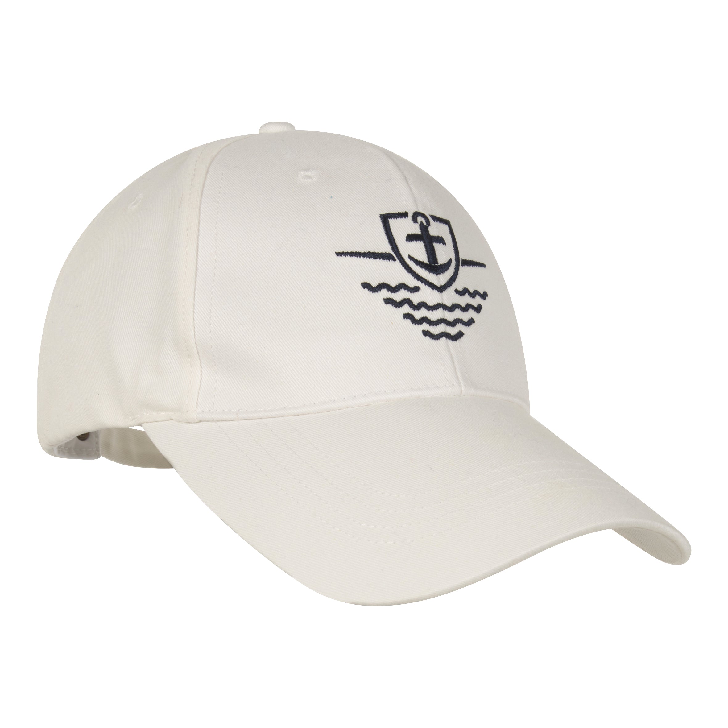 WHITE collector cap embroidered Navy