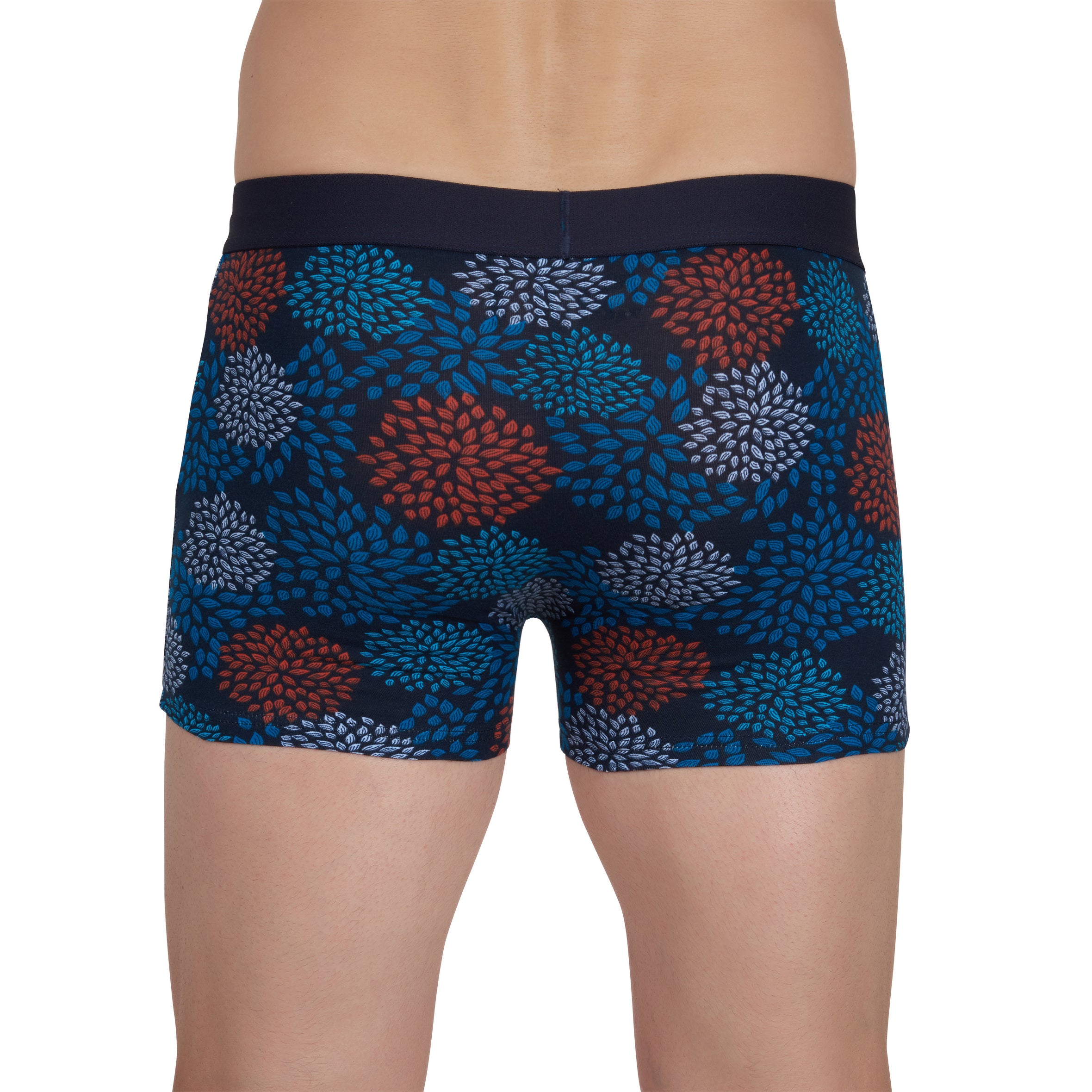 Pack of 2 Shorties in Petrol Blue and Navy Stretch Organic Cotton