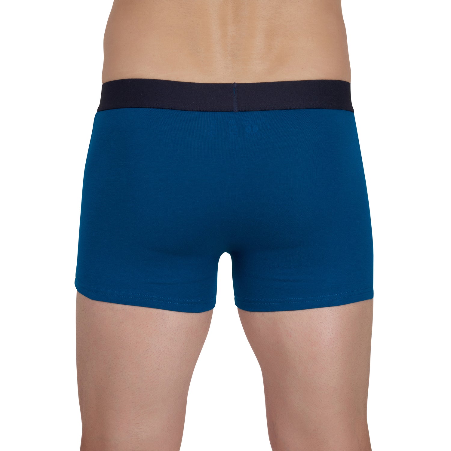 Pack of 2 Shorties in Petrol Blue and Navy Stretch Organic Cotton