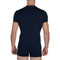T-shirt col V Fibre de Bambou Stretch Bleu Marine