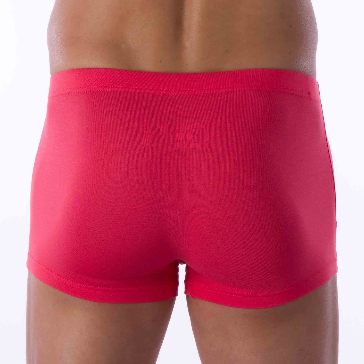 Red Stretch Micromodal Belted Shorty