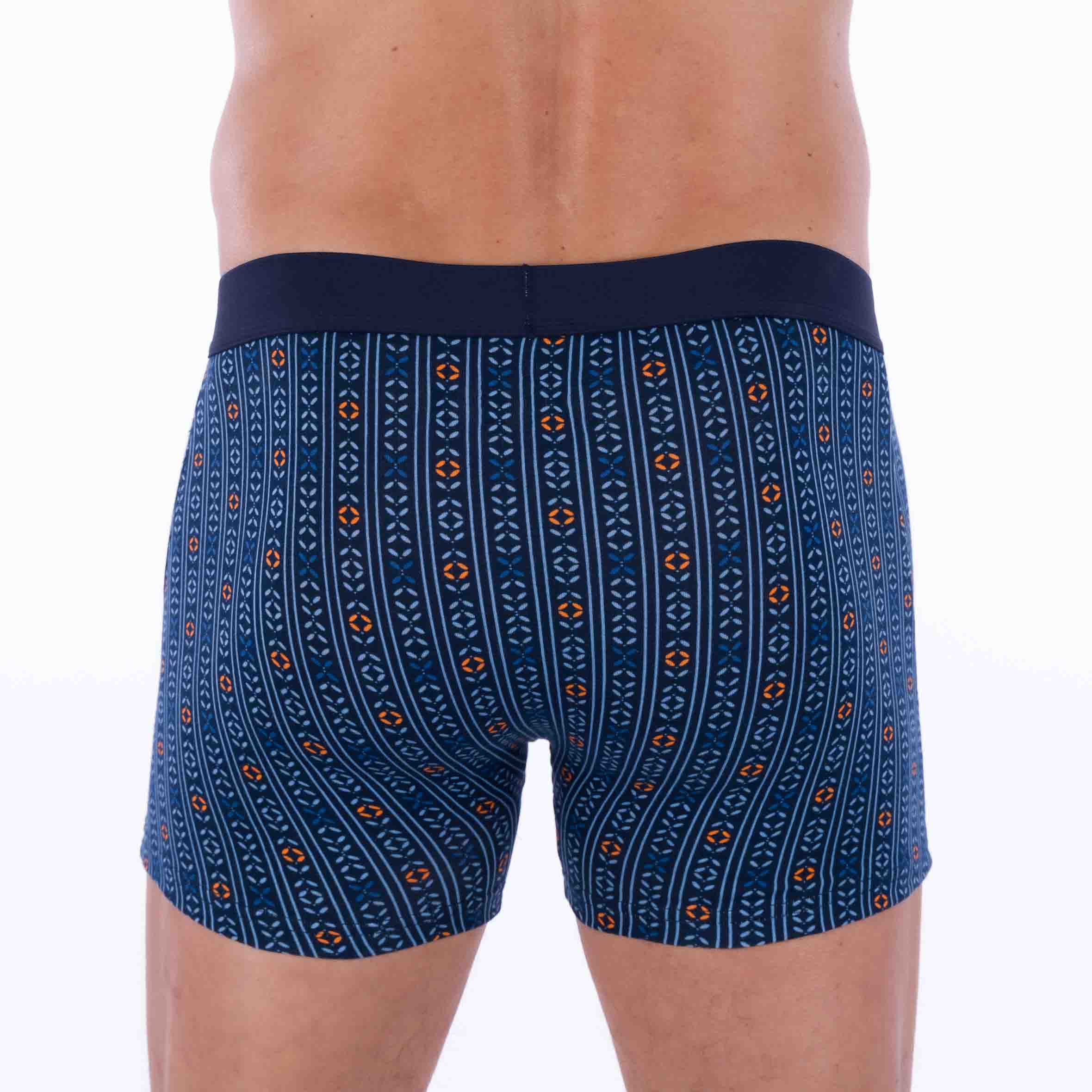 Pack of 2 Shorties in ORGANIC Stretch Cotton MARINE